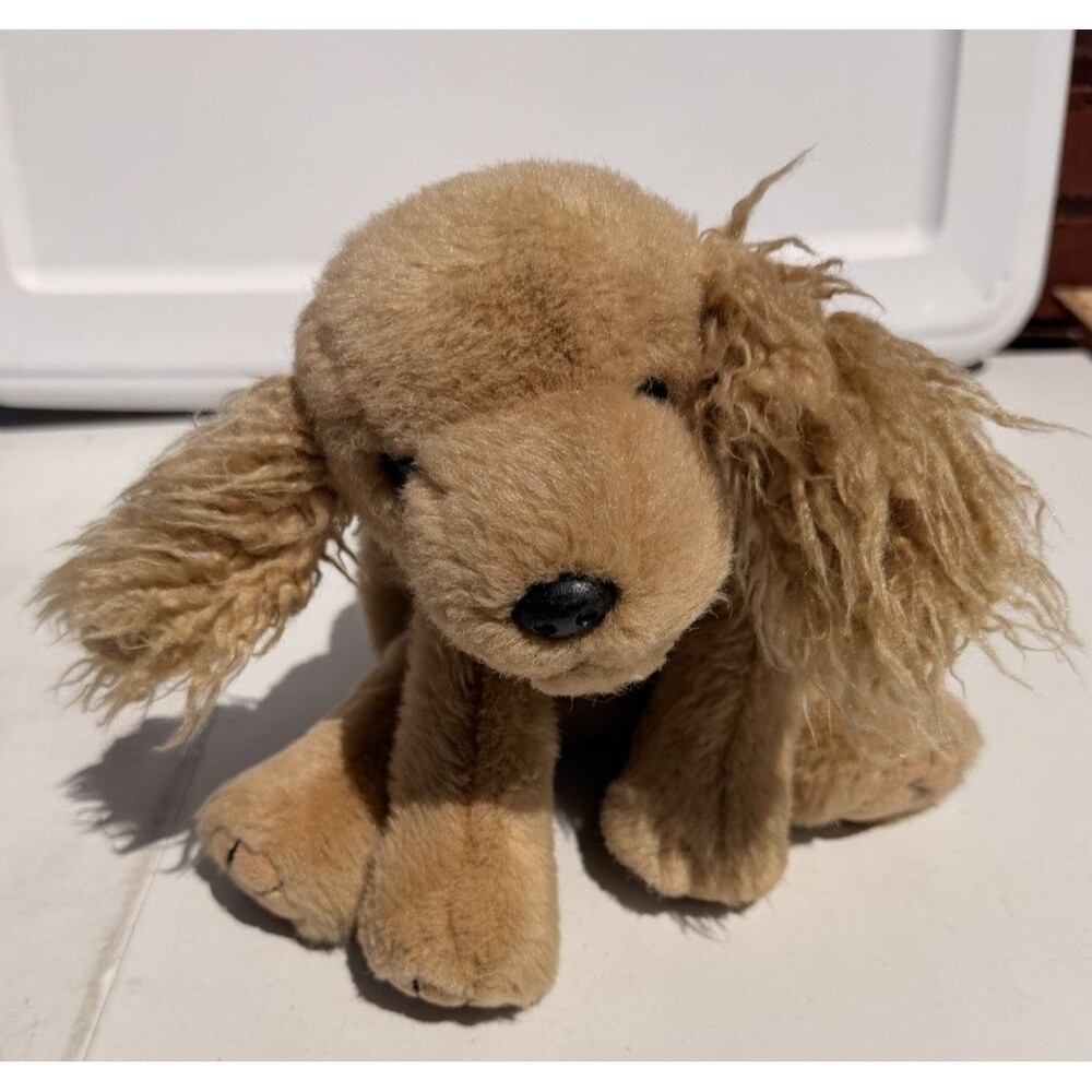 Vtg 1995 TY INC. Puppy Dog Plush Golden Retriever Cocker Spaniel 14” Long